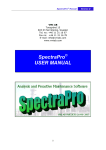 UM 00101-D-SpectraPro-User Manual
