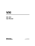 VXI-1501 User Manual - National Instruments