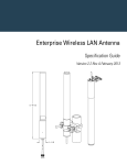 Motorola Solutions Enterprise Wireless LAN Antenna Specification