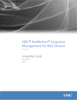 EMC® NetWorker® Snapshot Management for NAS Devices 8.2