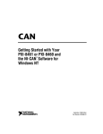 Getting Started with Your PXI-8461 or PXI-8460 and the NI