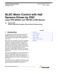 BLDC Motor Control with Hall Sensors Driven by DSC