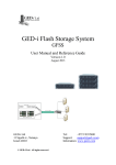 s Flash Storage System (GFSS) User Manuel - GED-i