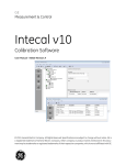 Intecal v10 User Manual - GE Measurement & Control