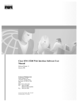 Cisco ONS 15200 Web Interface Software User Manual