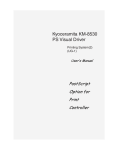 Kyoceramita KM-8530 PS Visual Driver User`s Manual