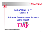 SKP8CMINI-15,17 Tutorial 1 Software Development Process using