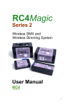 RC4Magic Series 2 User Manual R1.0 – 3 Dimmer