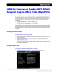 HRG Performance Series DVR DDNS Support Application Note