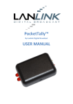 Pocket Tally user manual