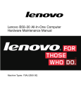 Lenovo B50–30 All-In-One Computer Hardware Maintenance Manual