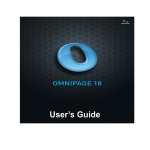 OmniPage 18 User`s Guide