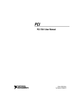 PCI-7041 User Manual - National Instruments