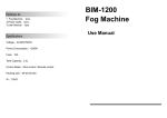 BIM-1200W Fog Machine
