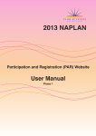 2013 NAPLAN - (PAR) Website