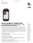 MC40 MOBILE COMPUTER