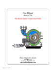 User Manual - Rotary-engine Compression Tester System