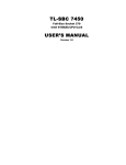 TL-SBC 7450 USER`S MANUAL