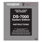 DS-7000 User Manual. - Pacific Transcription