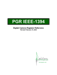 PGR IEEE-1394 Digital Camera Register Reference