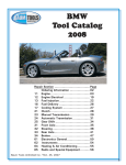BMW Tool Catalog 2008