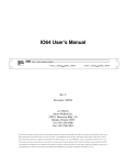 IO64 User`s Manual