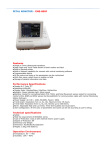 FETAL MONITOR - CMS-800F Features Performance Specifications