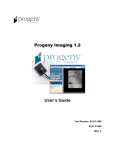 Progeny Imaging 1.2 User`s Guide
