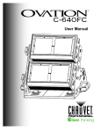 Ovation C-640FC User Manual