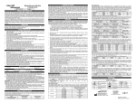 Blood Glucose Test Strip Package Insert