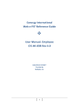 Cenergy International Web e-FST Reference Guide User Manual