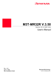 MR32R V.3.50 Release 1 User`s Manual