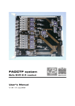 FADCTF system - User`s manual (V1.05, 31 July 2002)