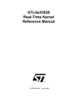 STLite/OS20 Real-Time Kernel Reference Manual