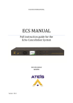 ECS MANUAL - Penton Audio USA