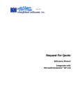 RFQ User Manual - Integrated Software,Inc