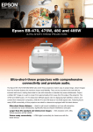 Epson EB 475 - 485 Brochure