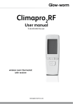 Climapro2 RF - With Receiver - Glow-worm