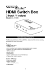 HDMI Switch Box - MCM Electronics