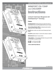 CN-20MP Manual - Furman`s Contractor Series