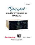 CV-6SLX TECHNICAL MANUAL