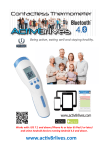 Contactless Thermometer Bluetooth 4.0 User Guide