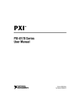 PXI-8170 Series User Manual