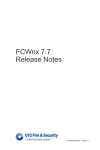 FCWnx 7.7 Release Notes