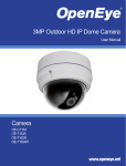 Camera 3MP Outdoor HD IP Dome Camera Accessories