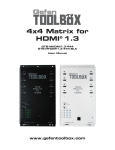 4x4 Matrix for HDMI® 1.3