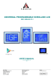 UNIVERSAL PROGRAMMABLE SCROLLING LCD