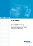 User Manual PCA-6008G2