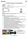 electronic control box, 3 functions 20-0243