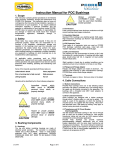 Instruction Manual for POC Bushings